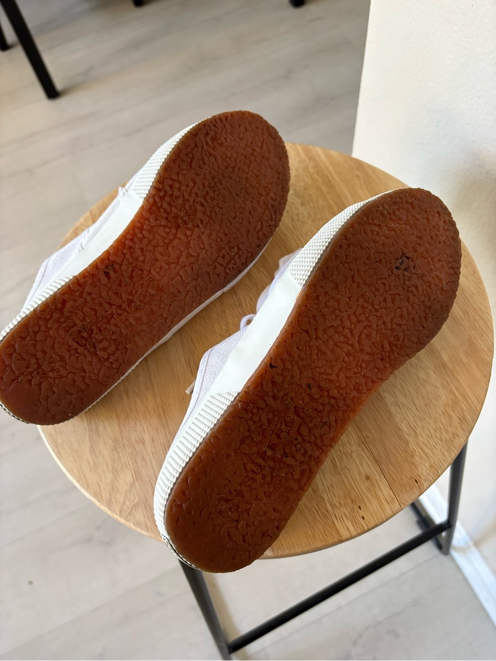 Superga White Canvas Low-Top Lace Mule Sneakers - Picture 5 of 5